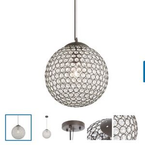 Kichler Krystal Bronze Pendant Light Clear Light